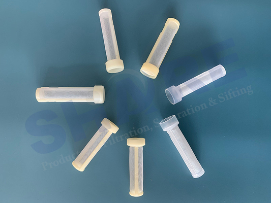 PA Molded Transfusion Blood Tubular Filters With Nylon Mesh 40micron