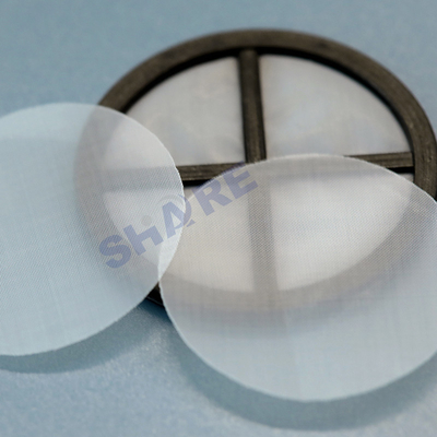Polyester Mesh Filter 200um Circle Shape In Diameter 47 55 70 90 110 125 150 200 Mm