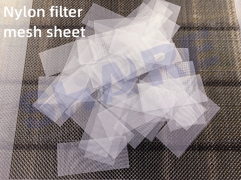 55 Micron Nylon Filter Mesh Sheets Discs Shapes Cut In Tight Tolerance