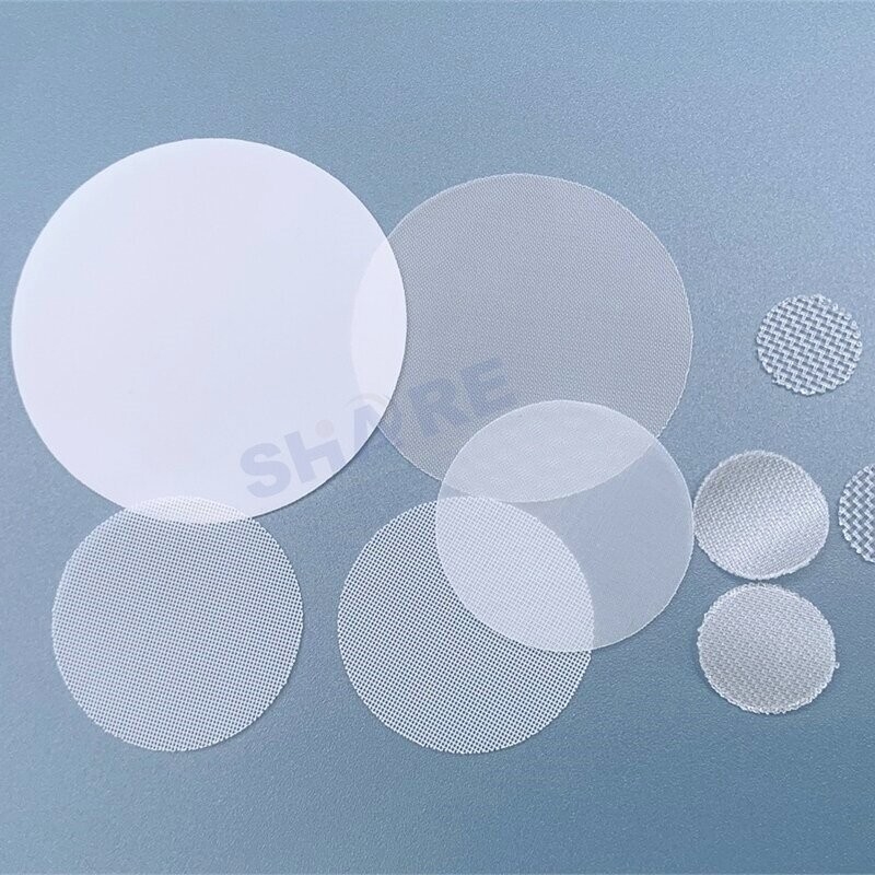 Polyester Mesh Filter 200um Circle Shape In Diameter 47 55 70 90 110 125 150 200 Mm