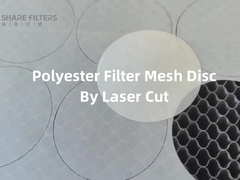 Các đĩa lưới lọc polyester chính xác bằng cắt laser